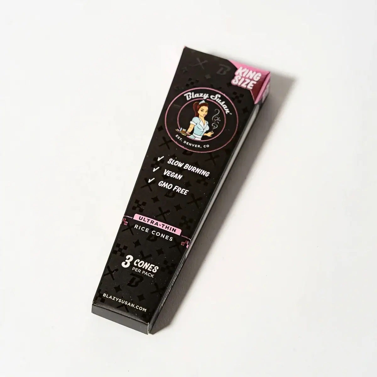 Blazy Susan | Ultra Thin Cones King Size | 3 Count
