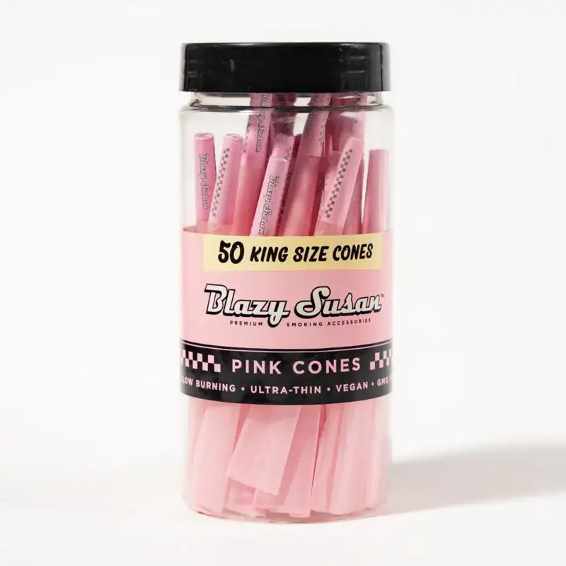 Blazy Susan | Pink Cones King Size | Jar of 50