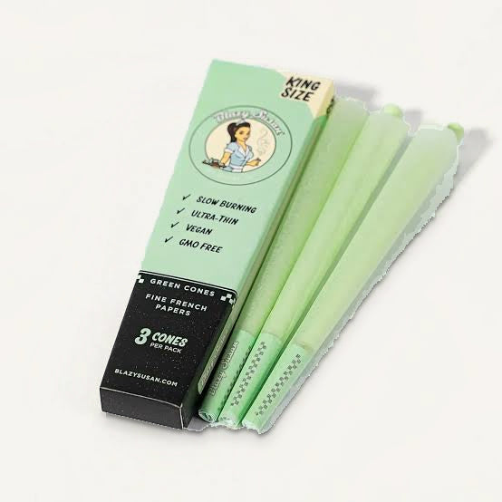 Blazy Susan Cones King Size Green 3 Cones