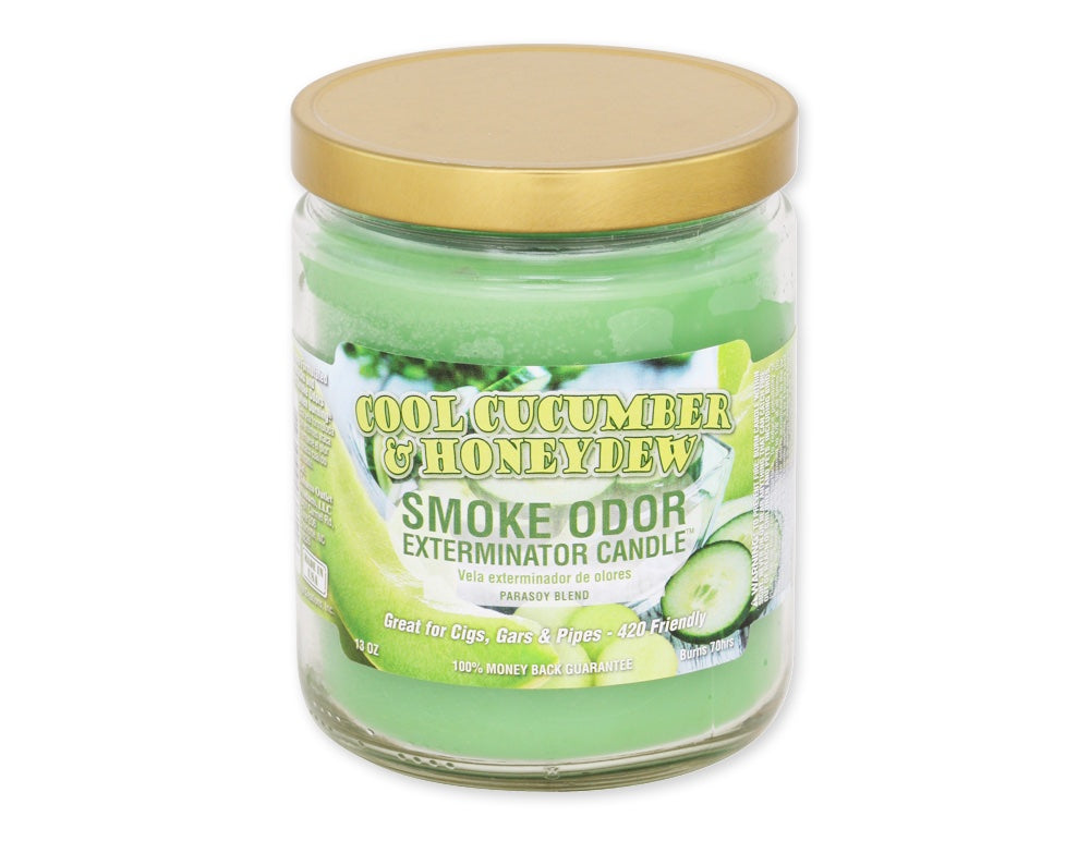 Smoke Odor 13oz Candle - Cool Cucumber & Honeydew