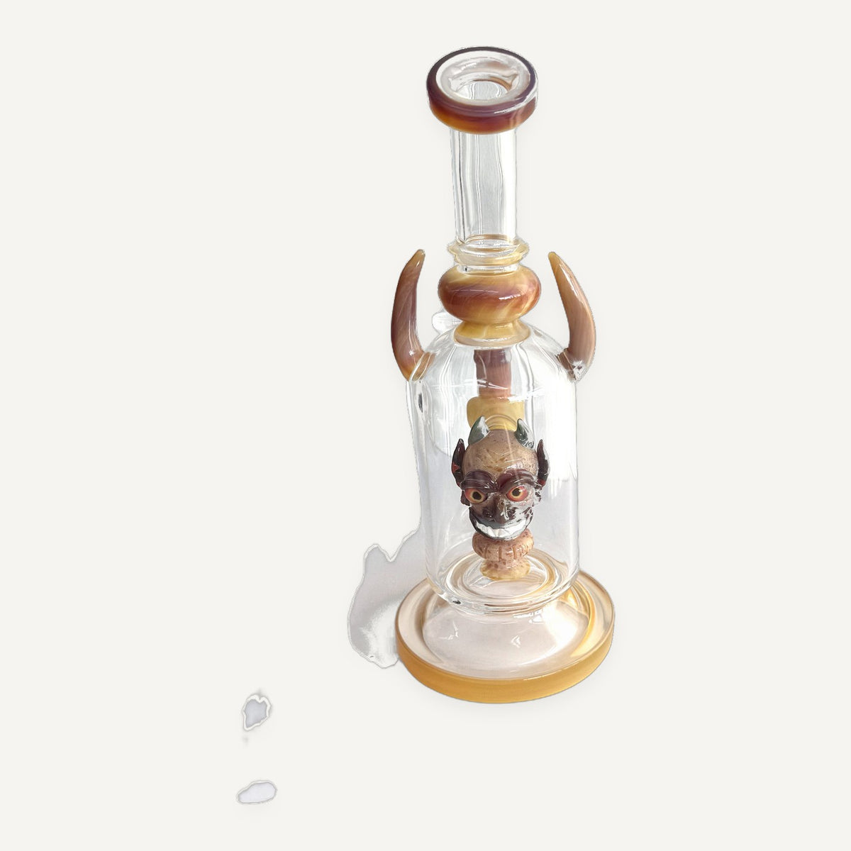 9" High End Water Pipe Bent Neck Devil Perc 515g