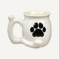 Dog Pow on White Chubby Premium Roast & Toast Pipe Mug
