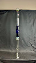 Four Foot Straight Tube & Skull Glass Water Pipe ( Made in USA ) 2200g
