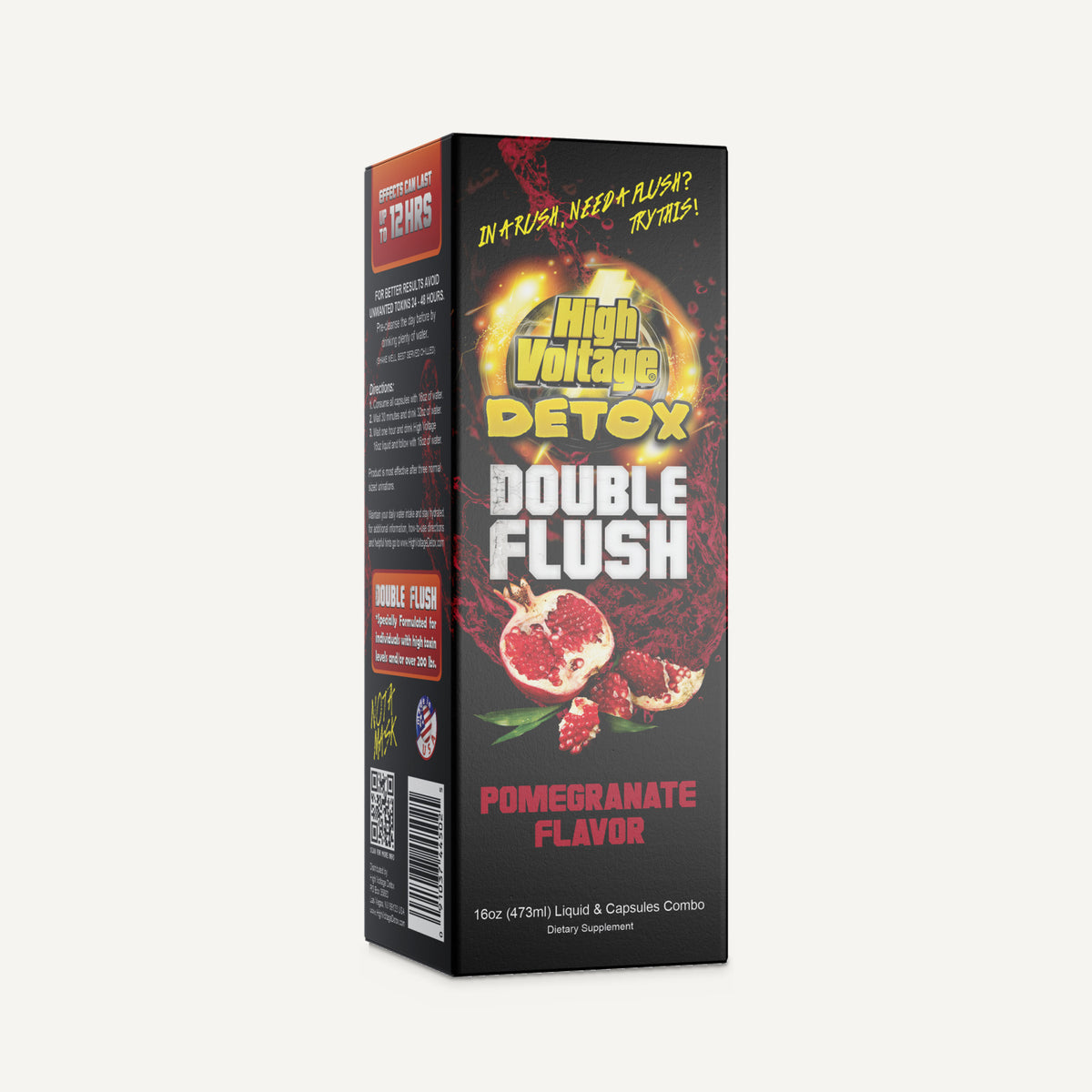 High Voltage Detox Double Flush Pomegranate