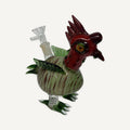 7" Rooster Water Pipe 420g