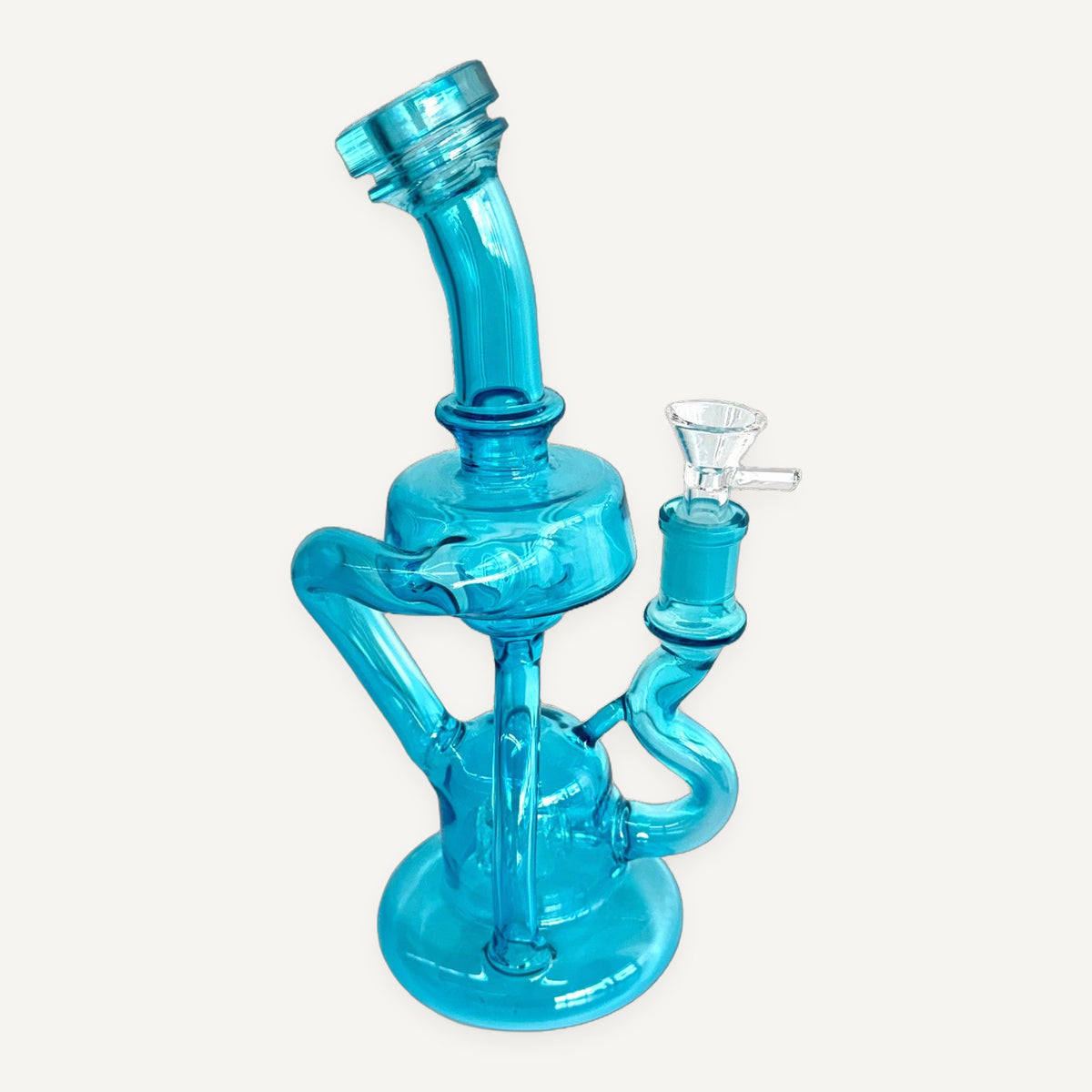9.5" Neon Fancy Recycler High End Water Pipe 440g