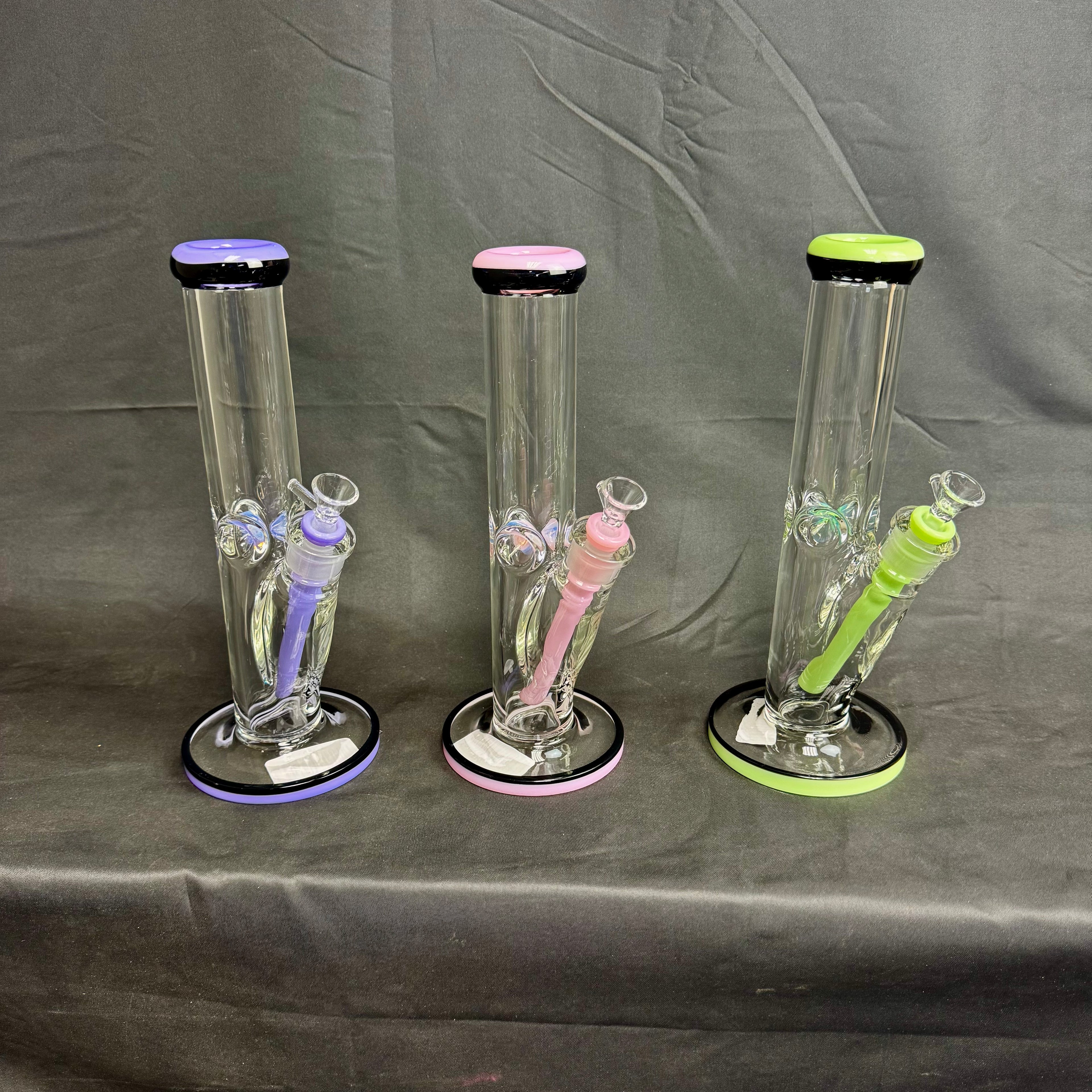 12" 9MM Thick Glass Water Pipe 1110g