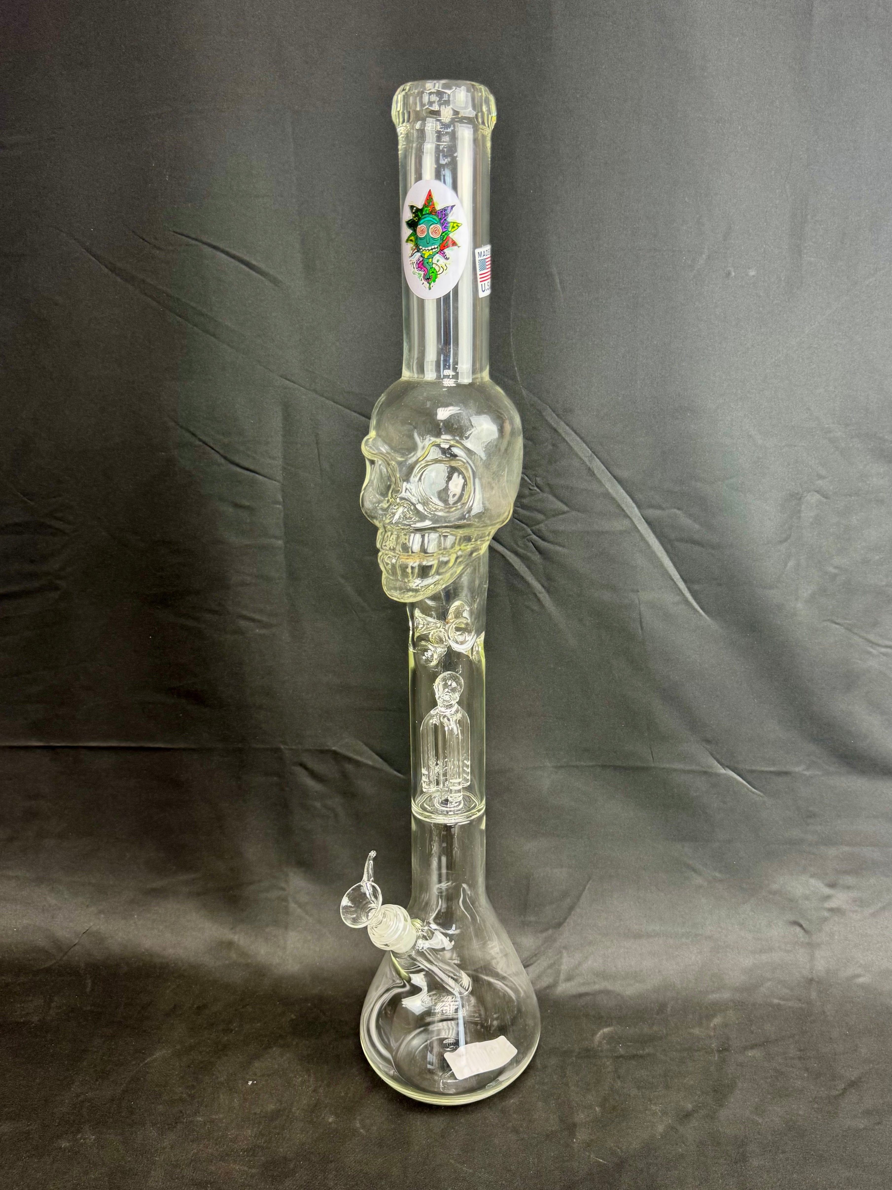 2 Ft Glass Water Pipe Made in USA 1082g