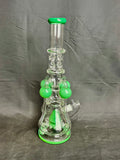 16" Beaker Recycler 4 Ball Water Pipe 1360g