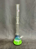2 Ft Glass Water Pipe Made in USA 1082g (Raked Base)