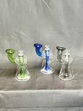 6" Side Car Color Mouth Water Pipe 230g