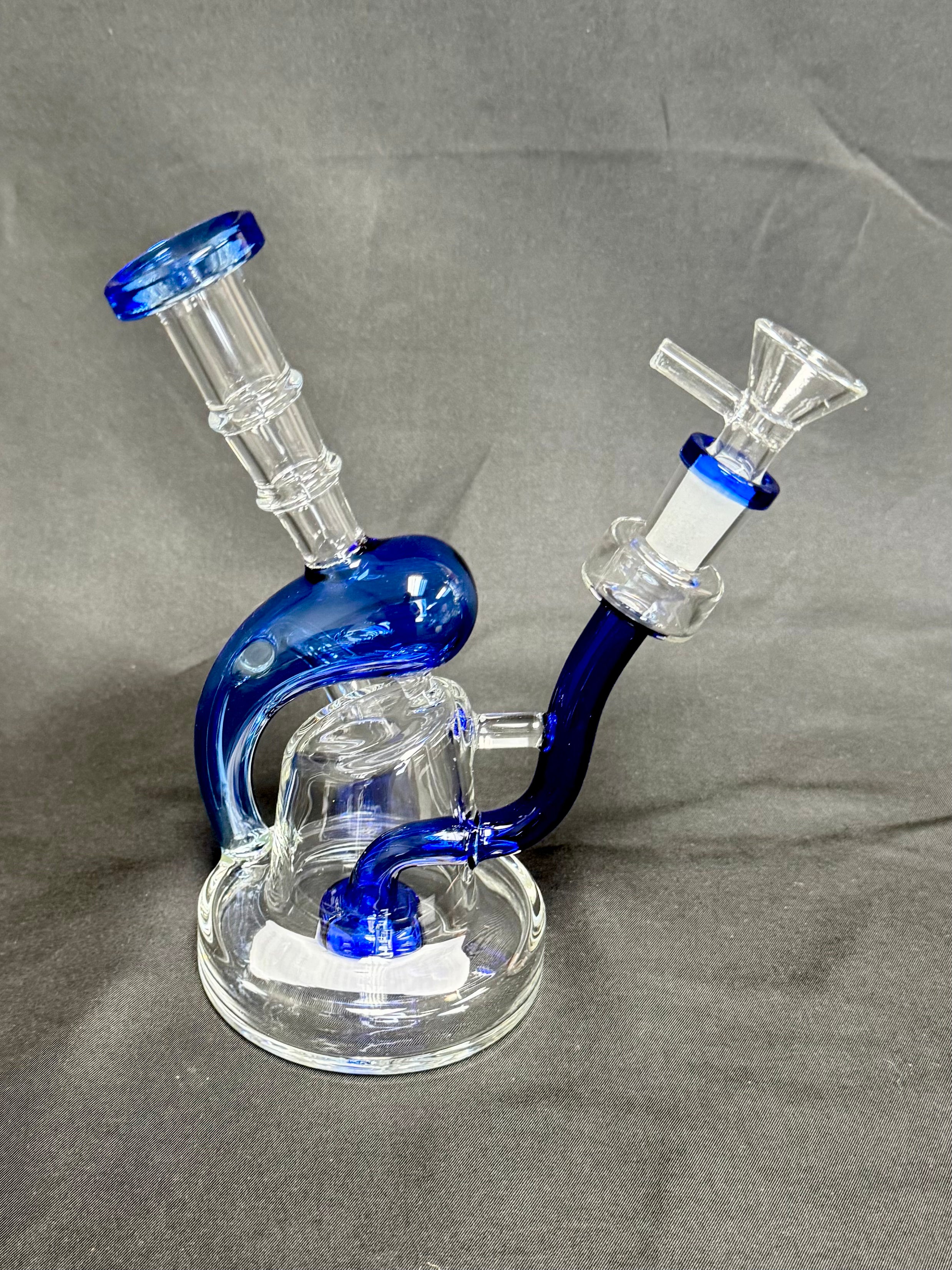 7" Recycler Raised Base Water Pipe 280g