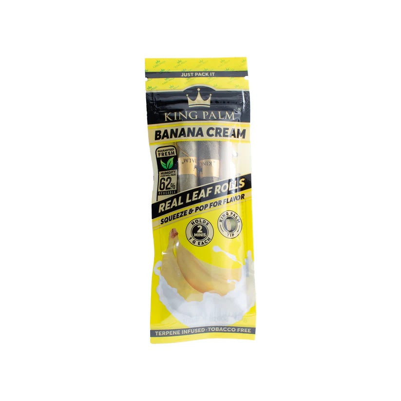 King Palm | Mini Banana Cream | 2 Pack