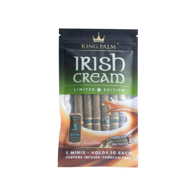 King Palm | Mini Irish Cream | 5 Pack