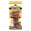 King Palm | 1 1/4 Cantaloupe Melon Leaf Cones | 3 Pack
