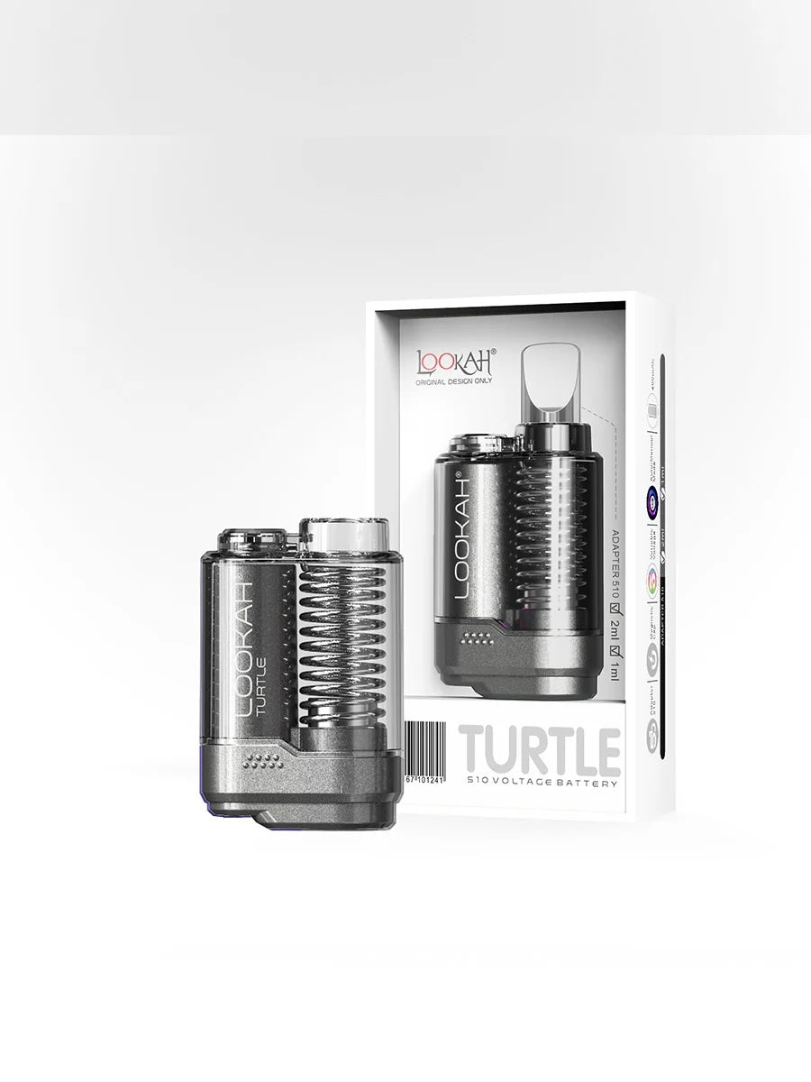 Lookah | Turtle 400 mAh Variable Voltage 510 Thread Battery | Grey