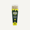 Pop Cones Unbleached | 1 1/4 Size | 6 Pack | Lemon Slushy