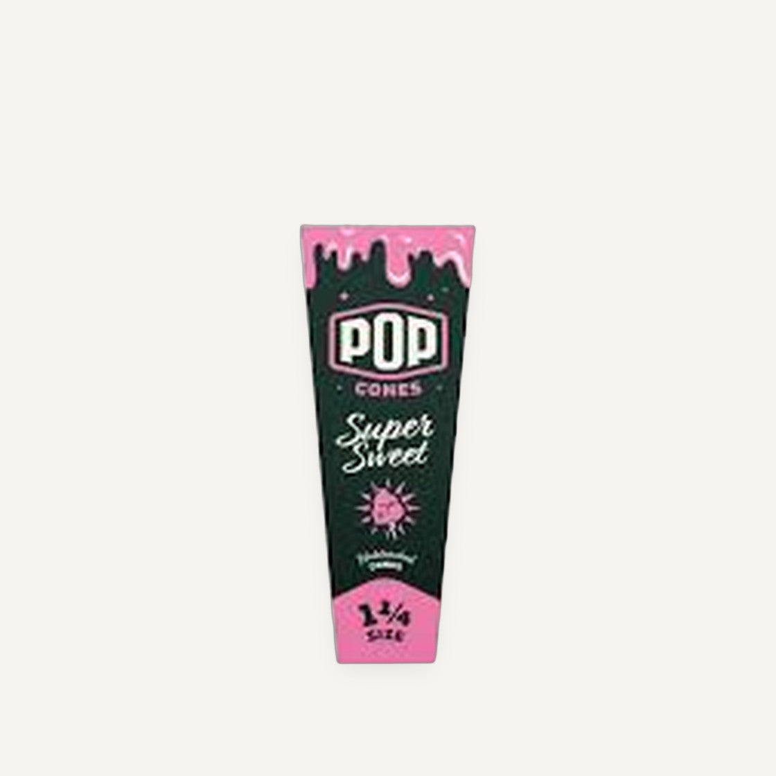 Pop Cones Unbleached | 1 1/4 Size | 6 Pack | Super Sweet