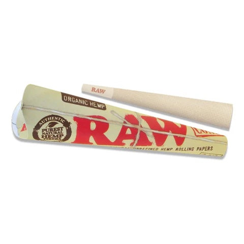 Raw | Organic Hemp Pre-Rolled Cone 1 1/4 | 6 Count