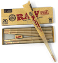 Raw | Classic Pre-Rolled Cone King | 20 Count