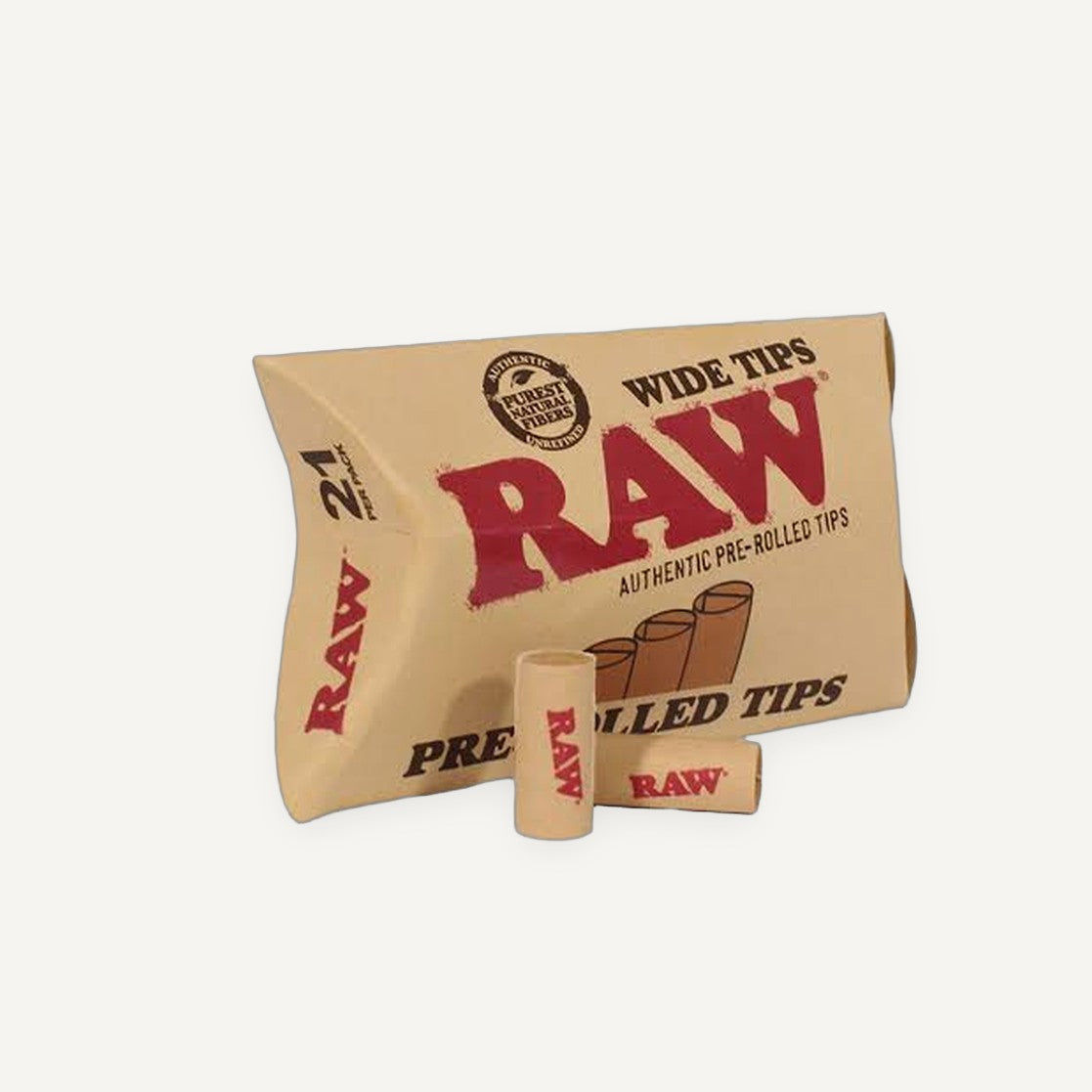 Raw Classic Pre-Rolled Tips | Wide | 21 Tips