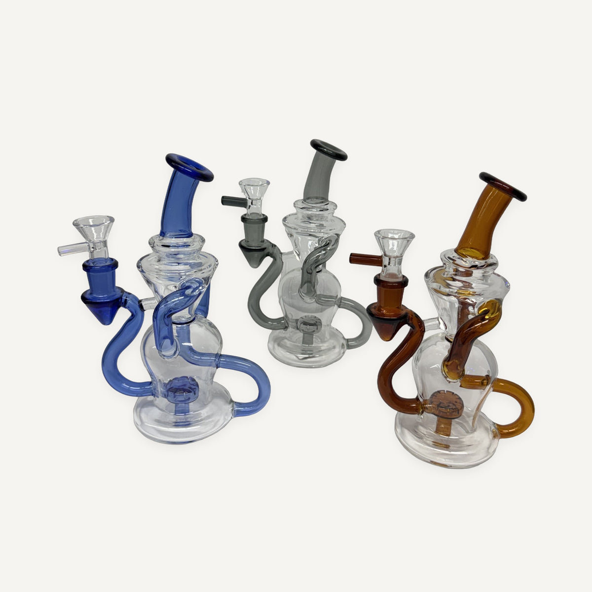 7" Recycler Color Tubes Tire Perc 260g