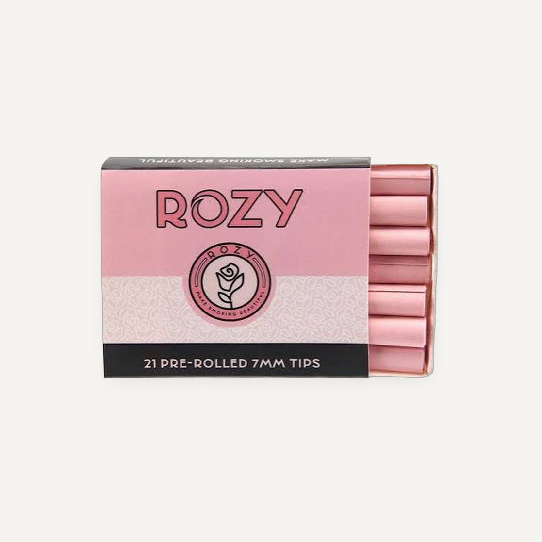 Rozy Pre-Rolled Tips | 7mm | 21 Tips