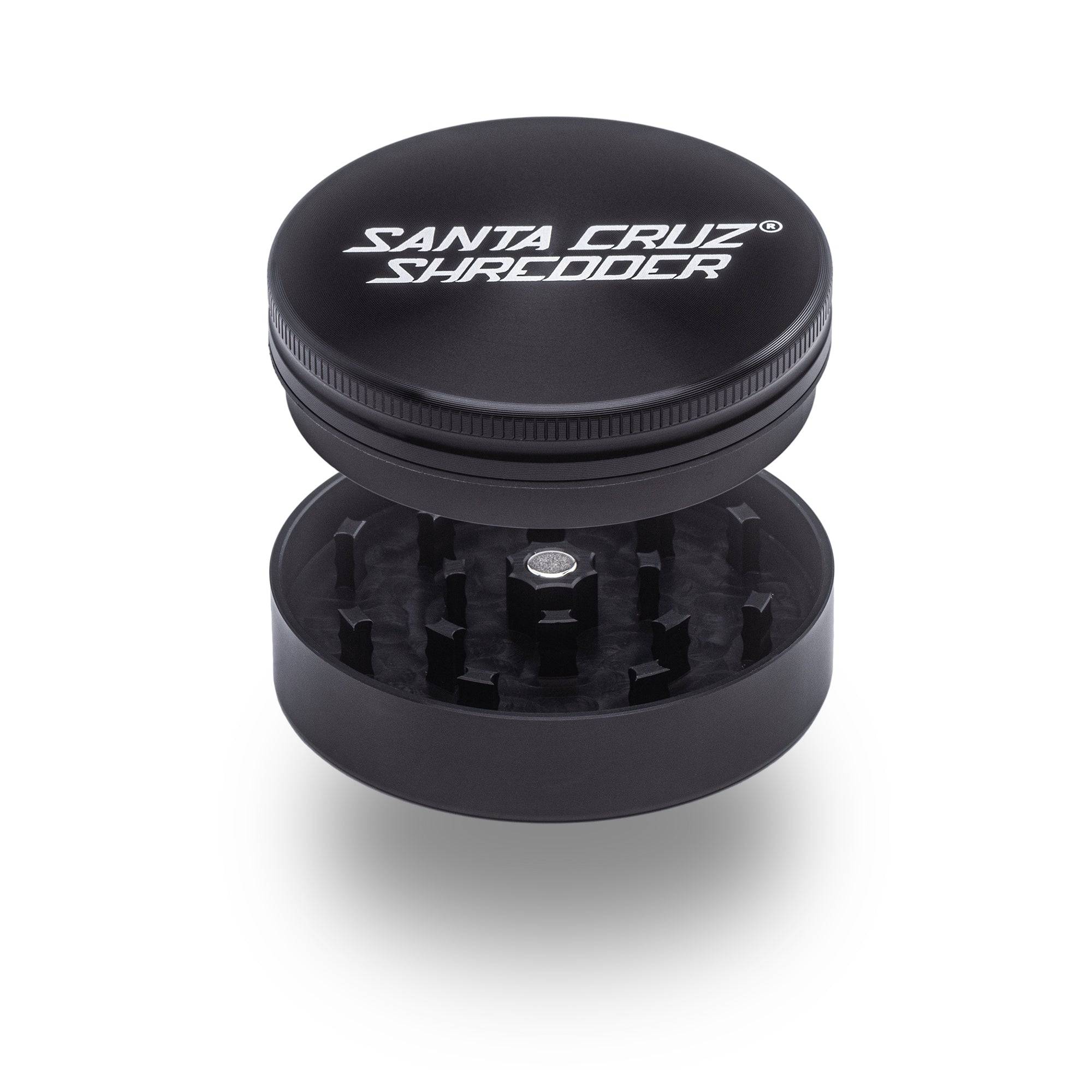 Santa Cruz Shredder | 2 Part Large Grinder | Black