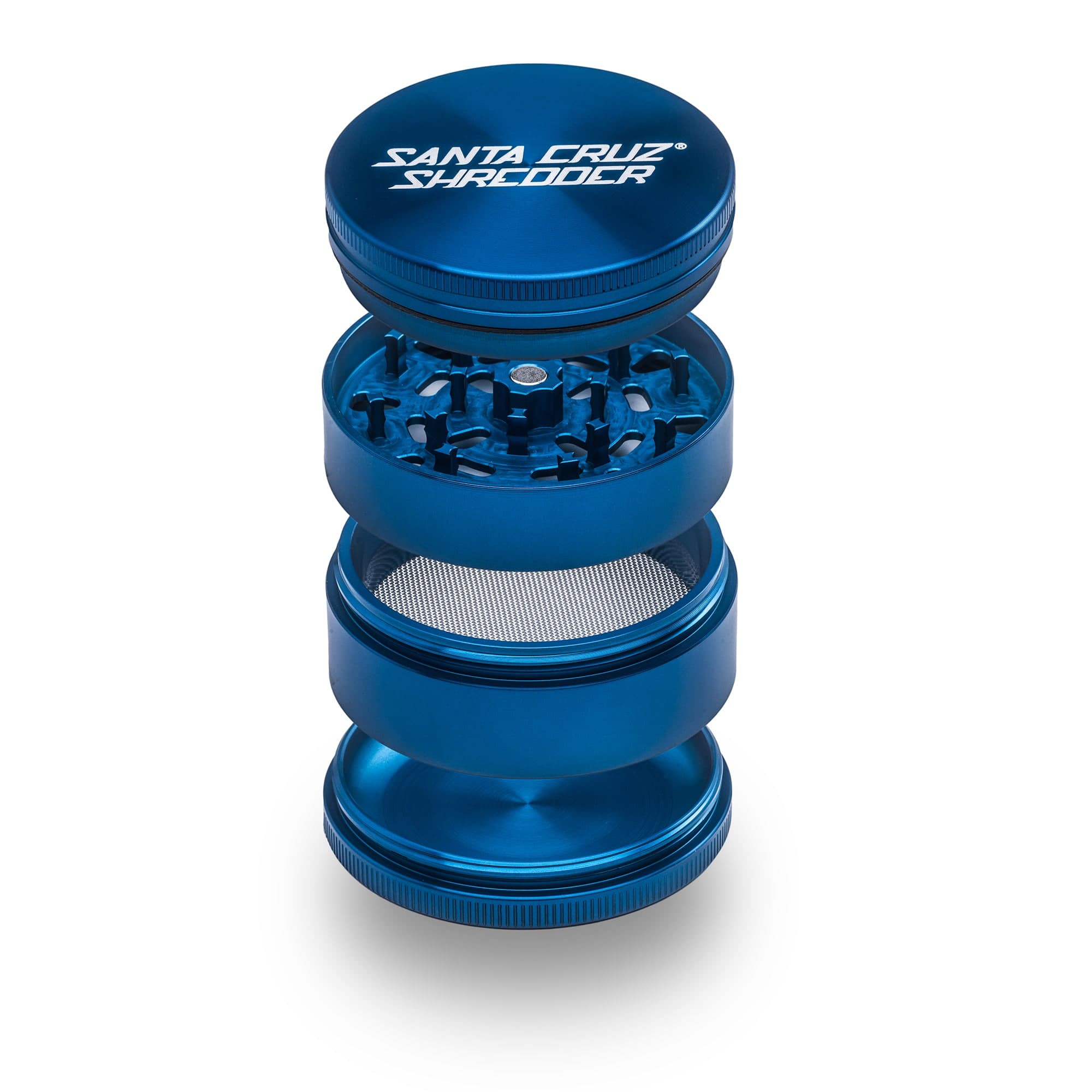 Santa Cruz Shredder | 4 Part Large Grinder | Blue