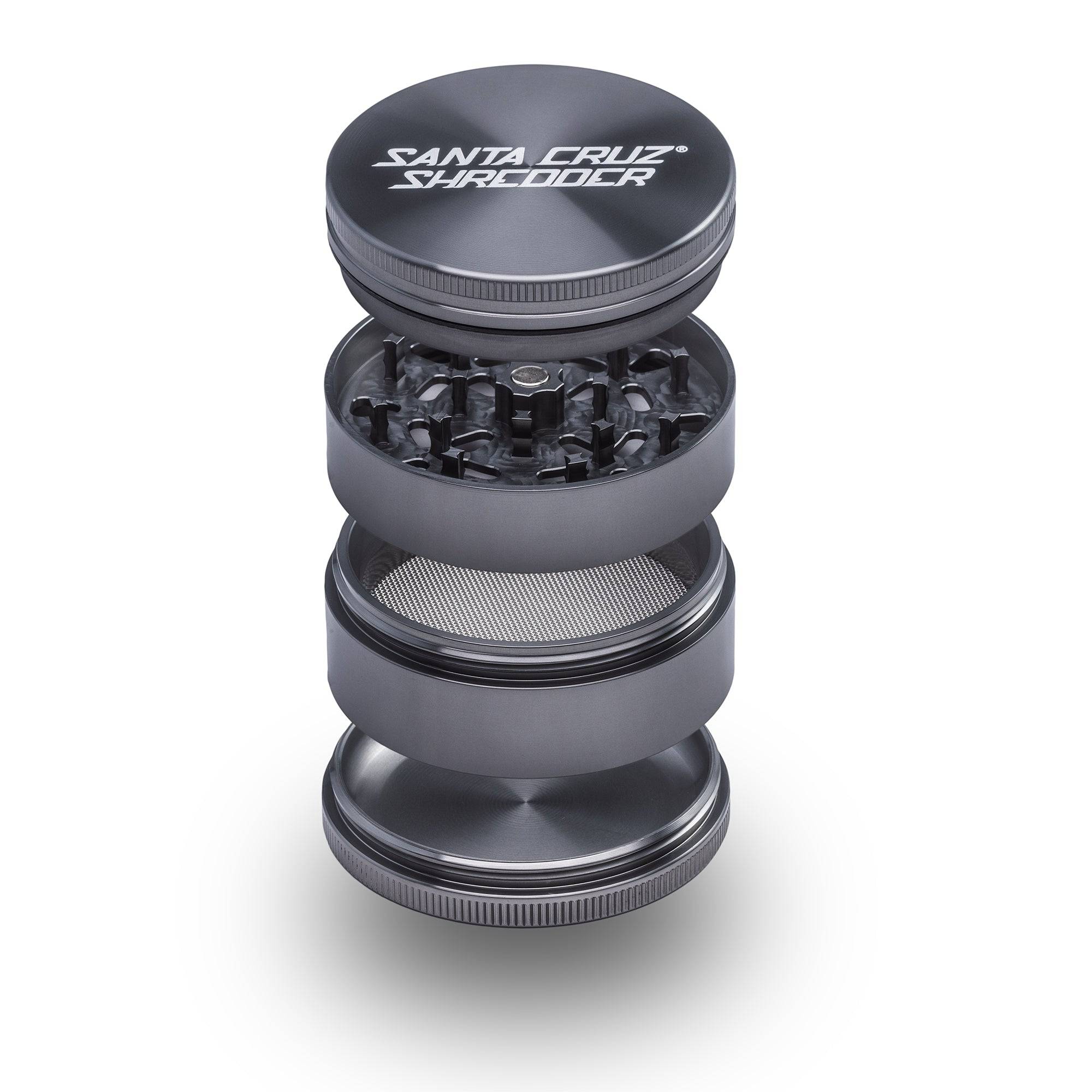 Santa Cruz Shredder | 4 Part Large Grinder | Grey
