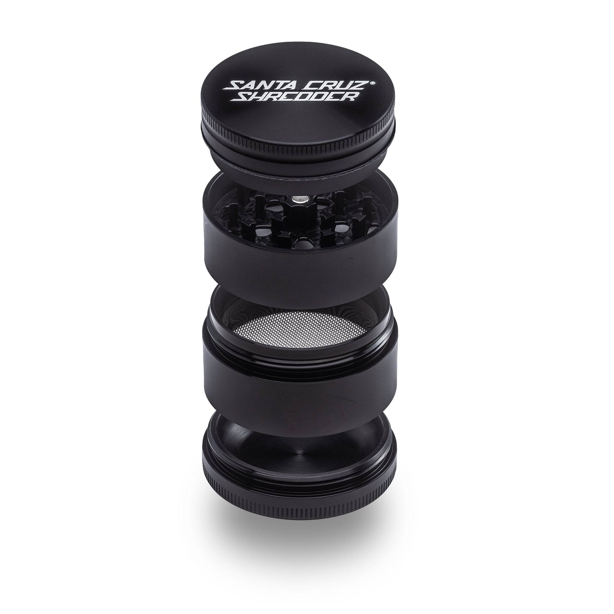Santa Cruz Shredder | 4 Part Medium Grinder | Black