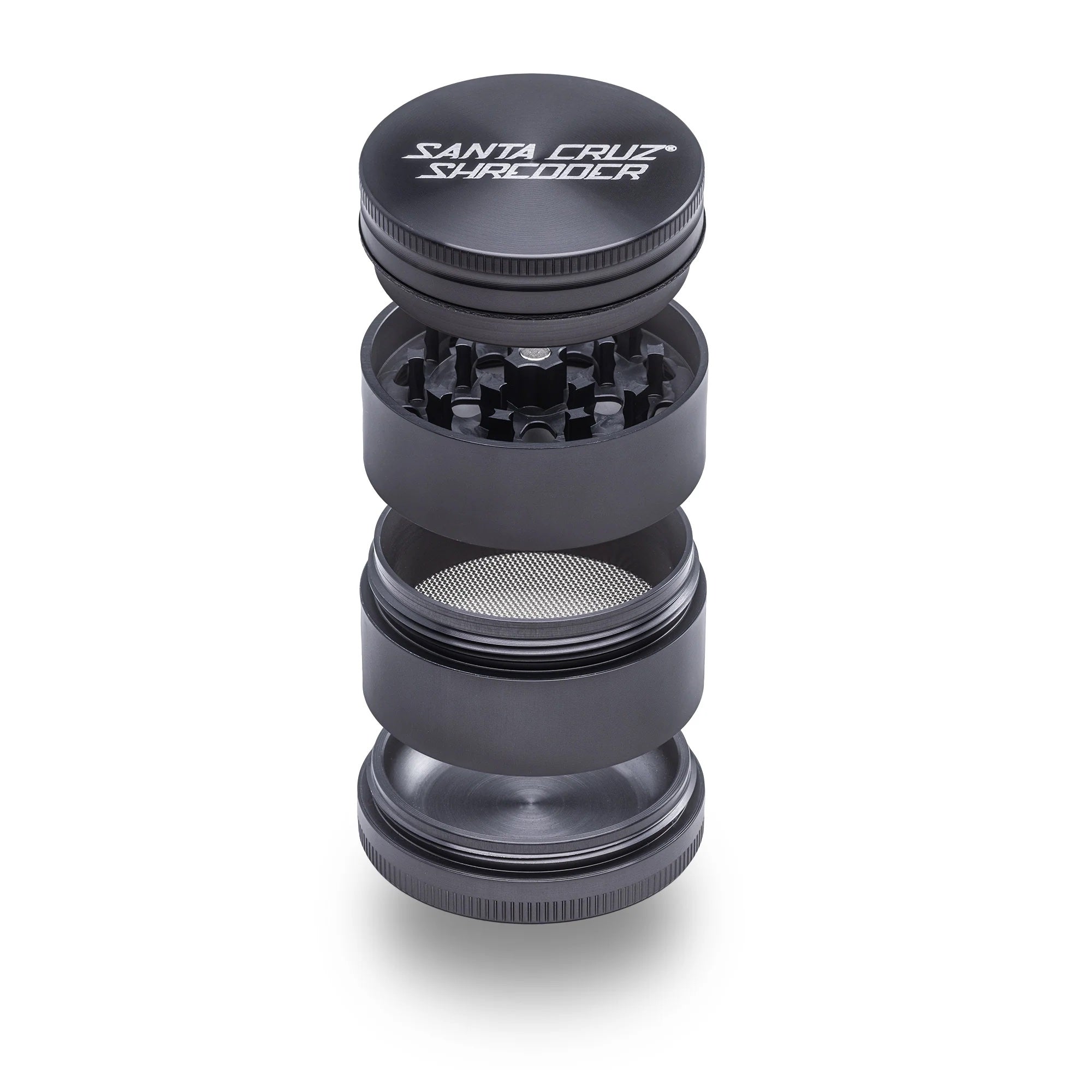 Santa Cruz Shredder | 4 Part Medium Grinder | Grey