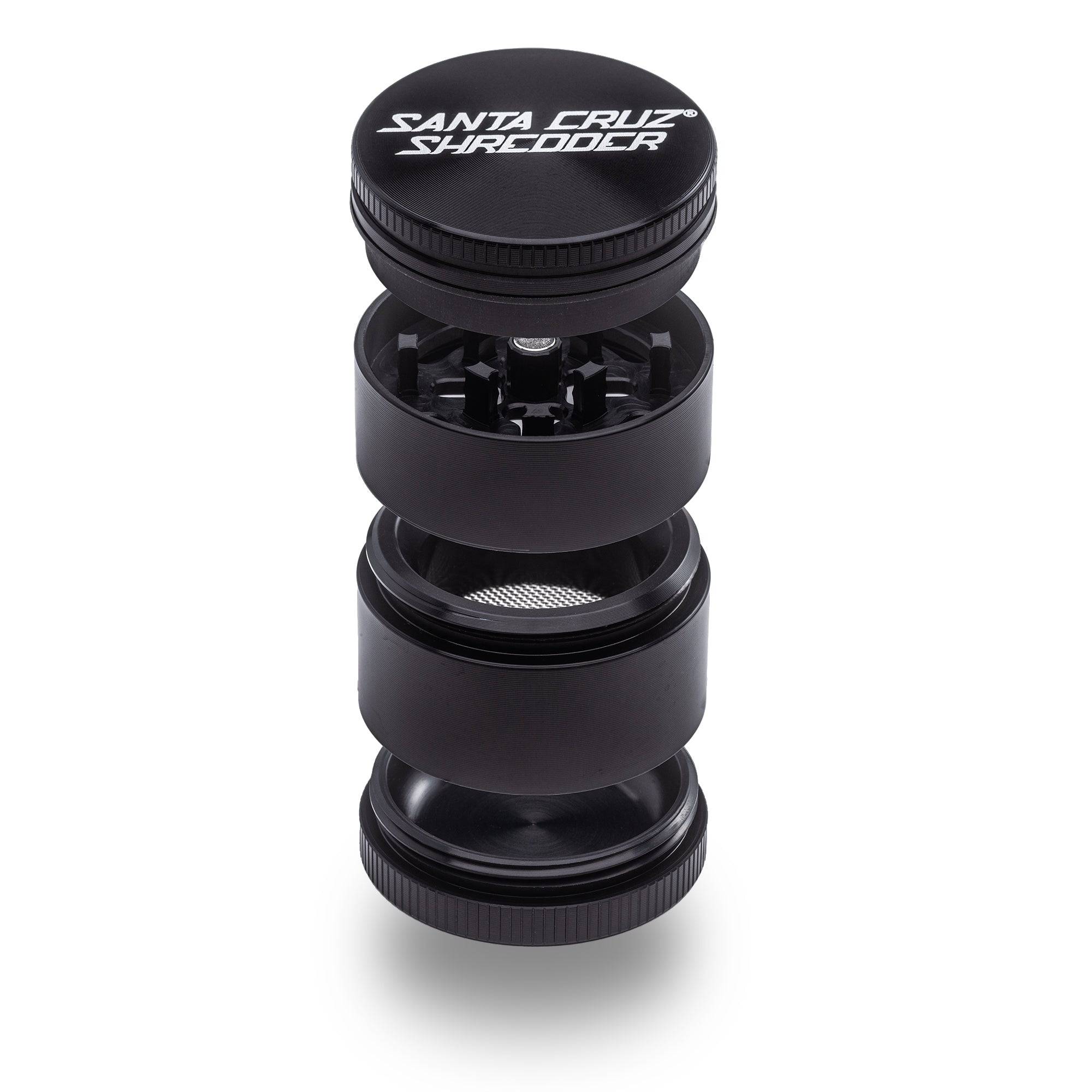 Santa Cruz Shredder | 4 Part Small Grinder | Black