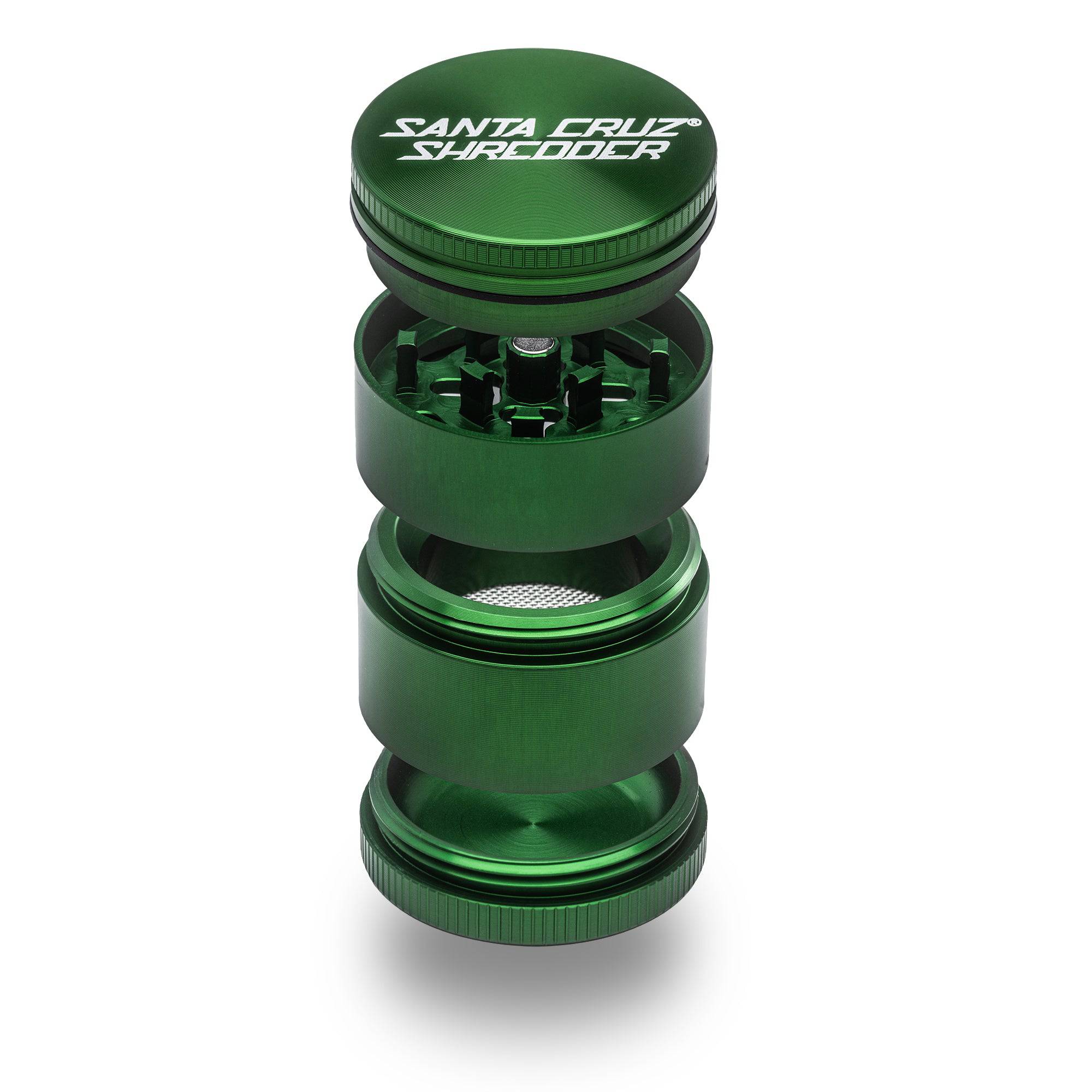 Santa Cruz Shredder | 4 Part Small Grinder | Green