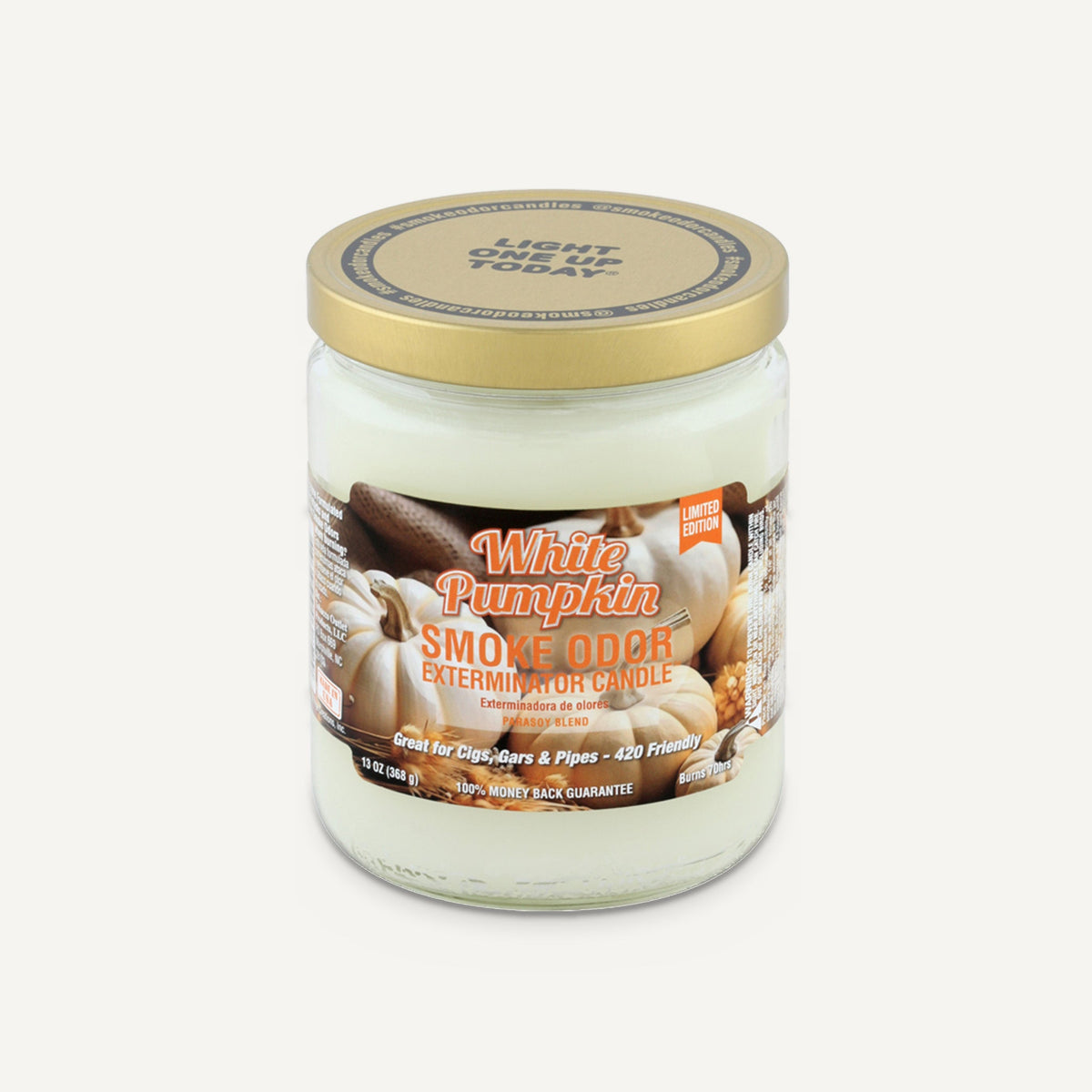 Smoke Odor 13oz Candle - White Pumpkin
