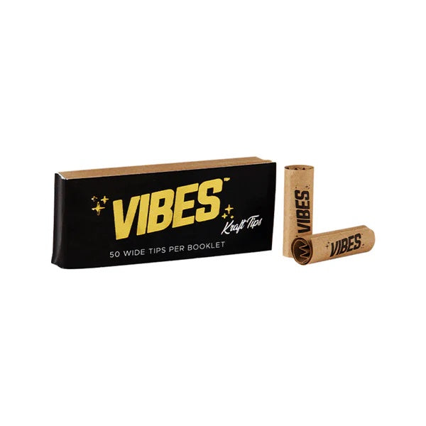 VIBES | Kraft Wide Tips | 50 Pack