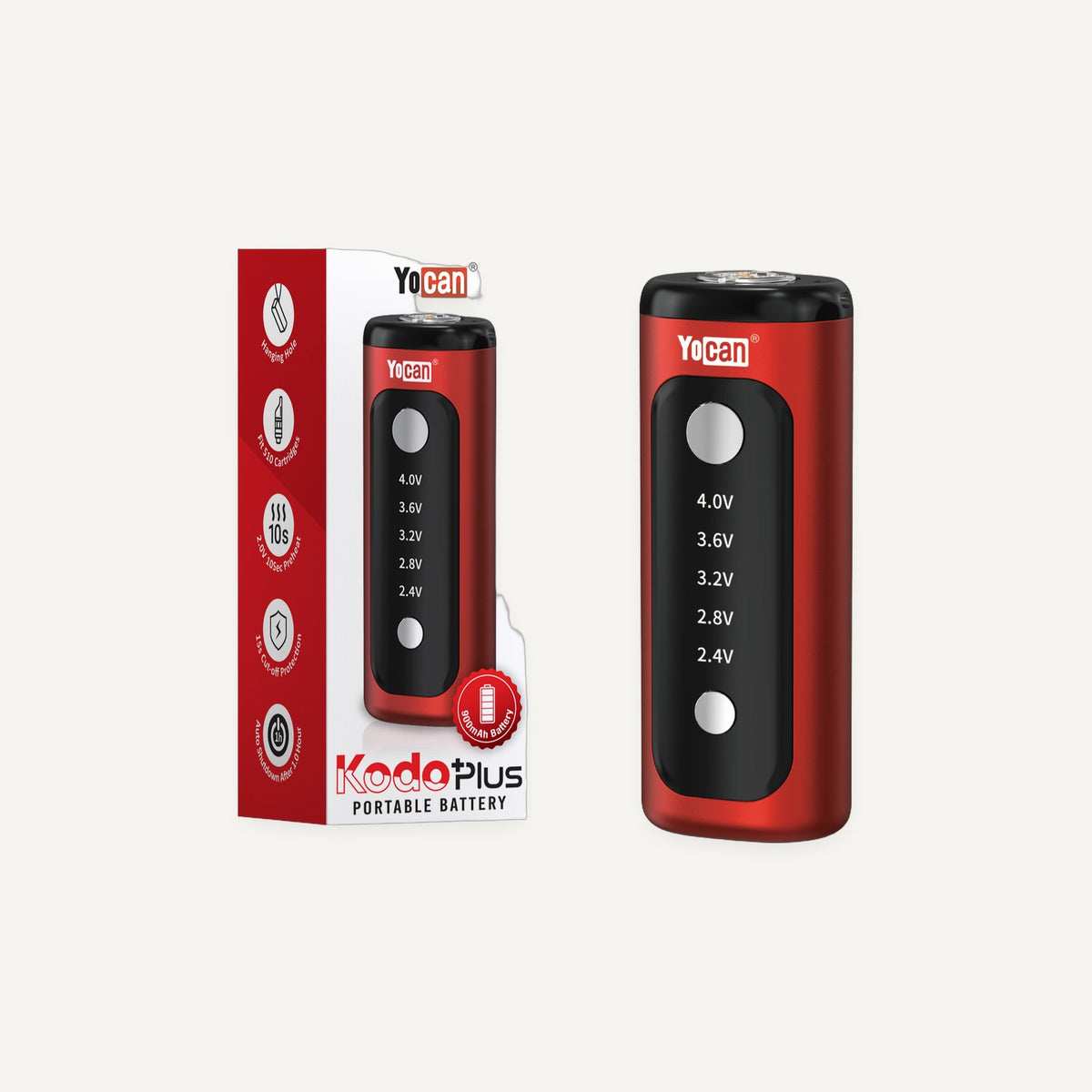 Yocan | Kodo Plus 900mAh Carto Battery | Red
