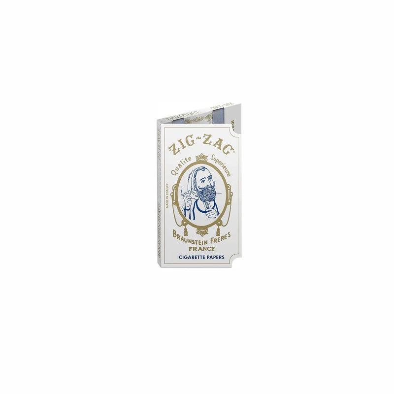 Zig Zag Rolling Papers | Single Wide | Original White | 32 Leaves