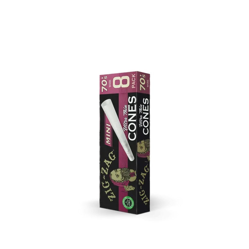 Zig Zag Cones | 70s Mini Size | Ultra Thin | 8 Cones
