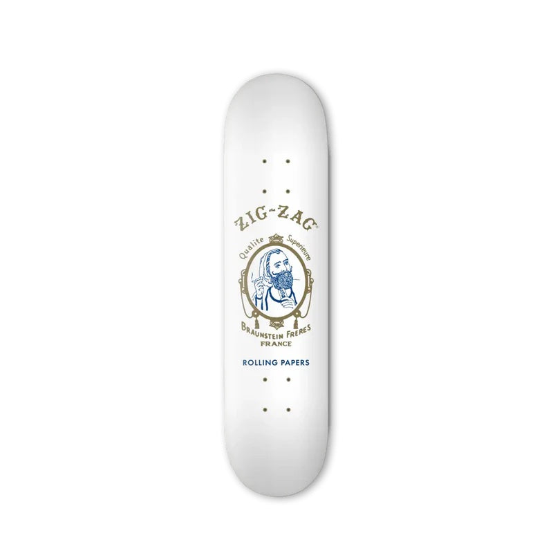 ZIG ZAG | Skate Deck Original White