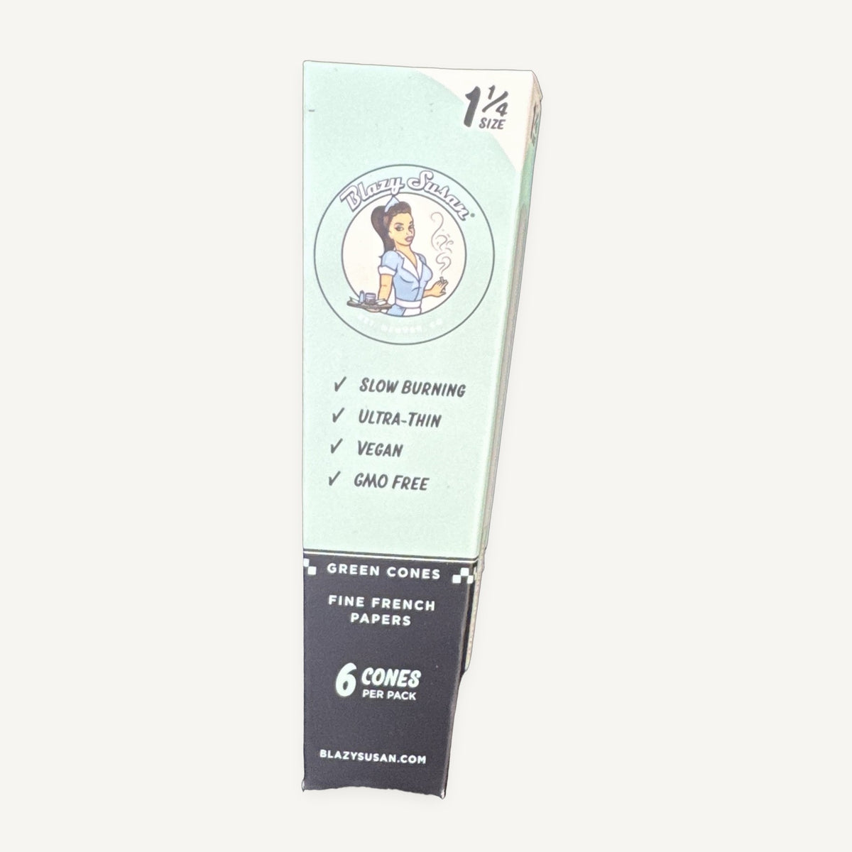 Blazy Susan Green 1 1/4 Pre-Roll Cones 6 Count