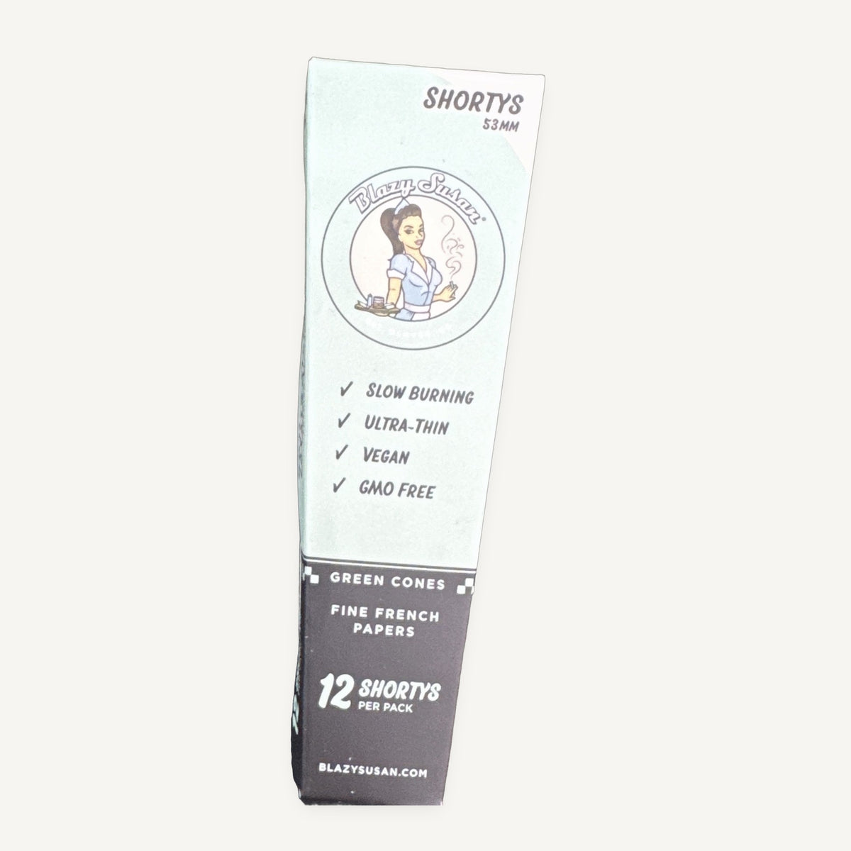 Blazy Susan Green Pre-Roll Cones Shortys 53mm 12 Count