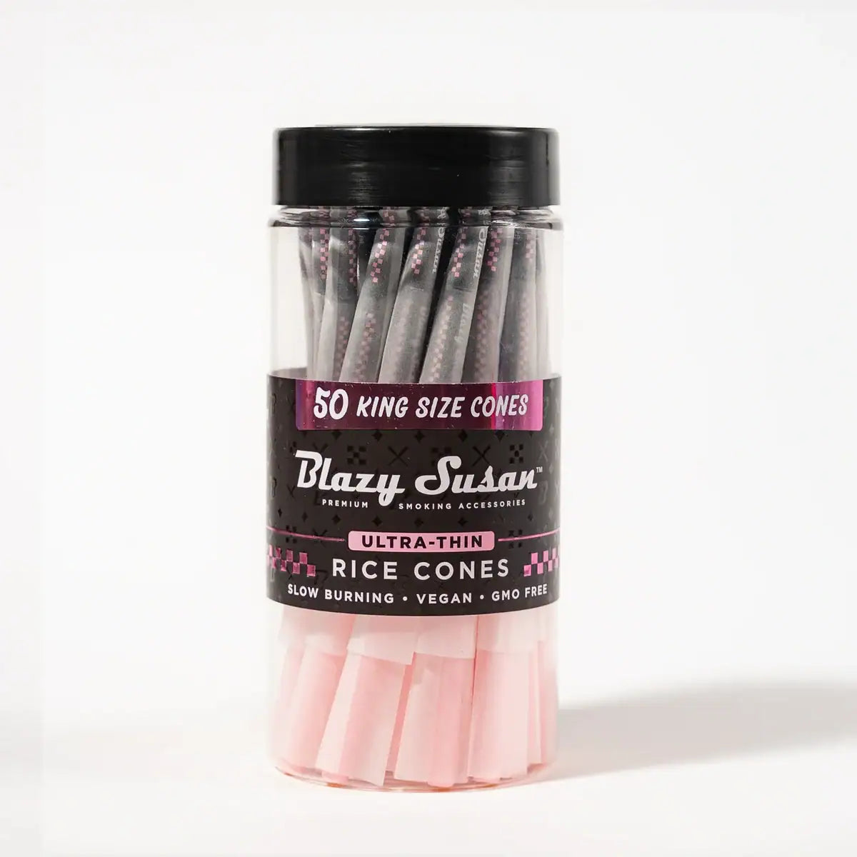 Blazy Susan Cones Ultra Thin| King Size | Purple | Jar of 50 Cones