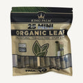 King Palm 25 Mini Organic Leaf Rolls 25 Pack