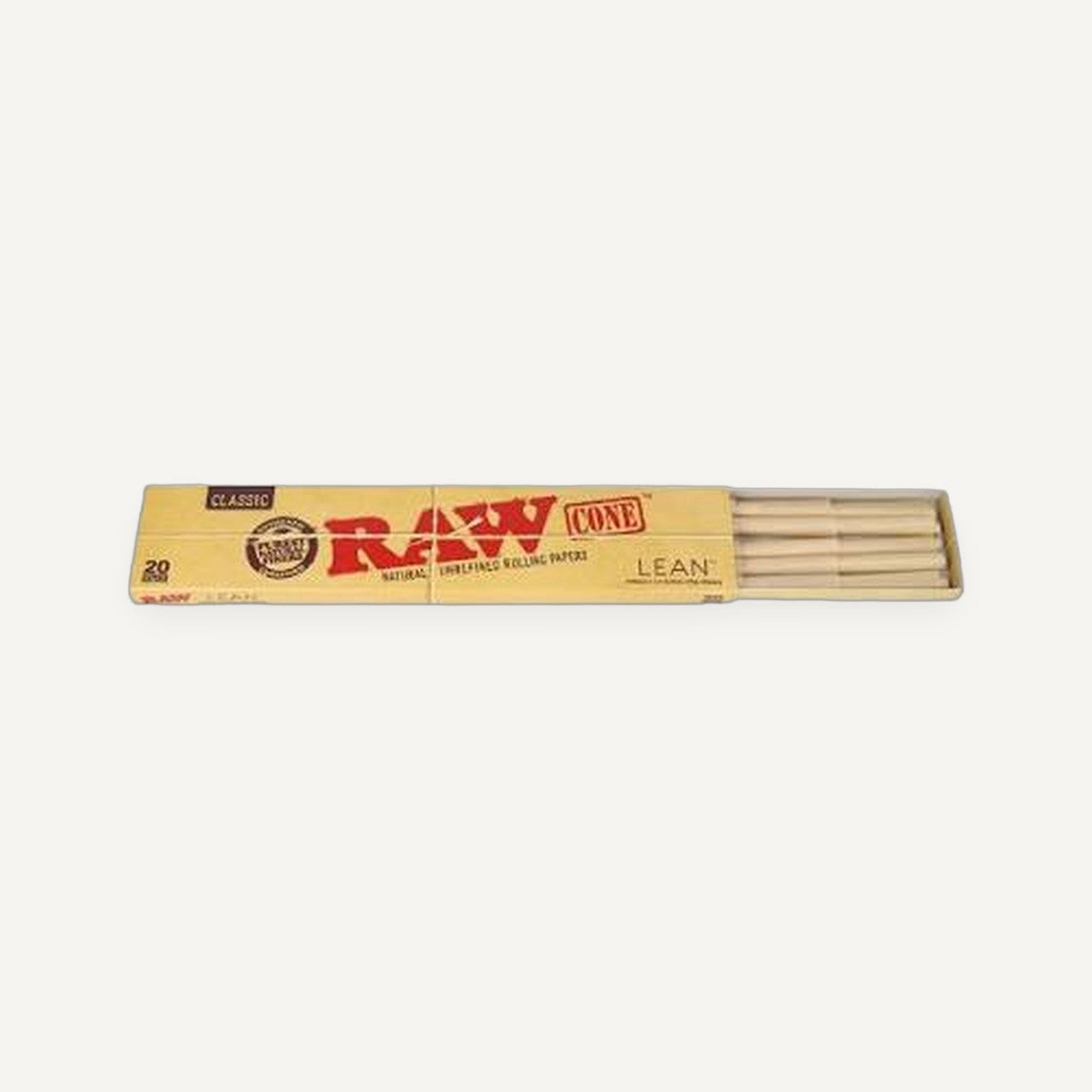 Raw Classic Cone | 70/30 Size | 20 Cones