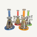 Skinny Neck Cone Tire Perc 7.5" Water Pipe