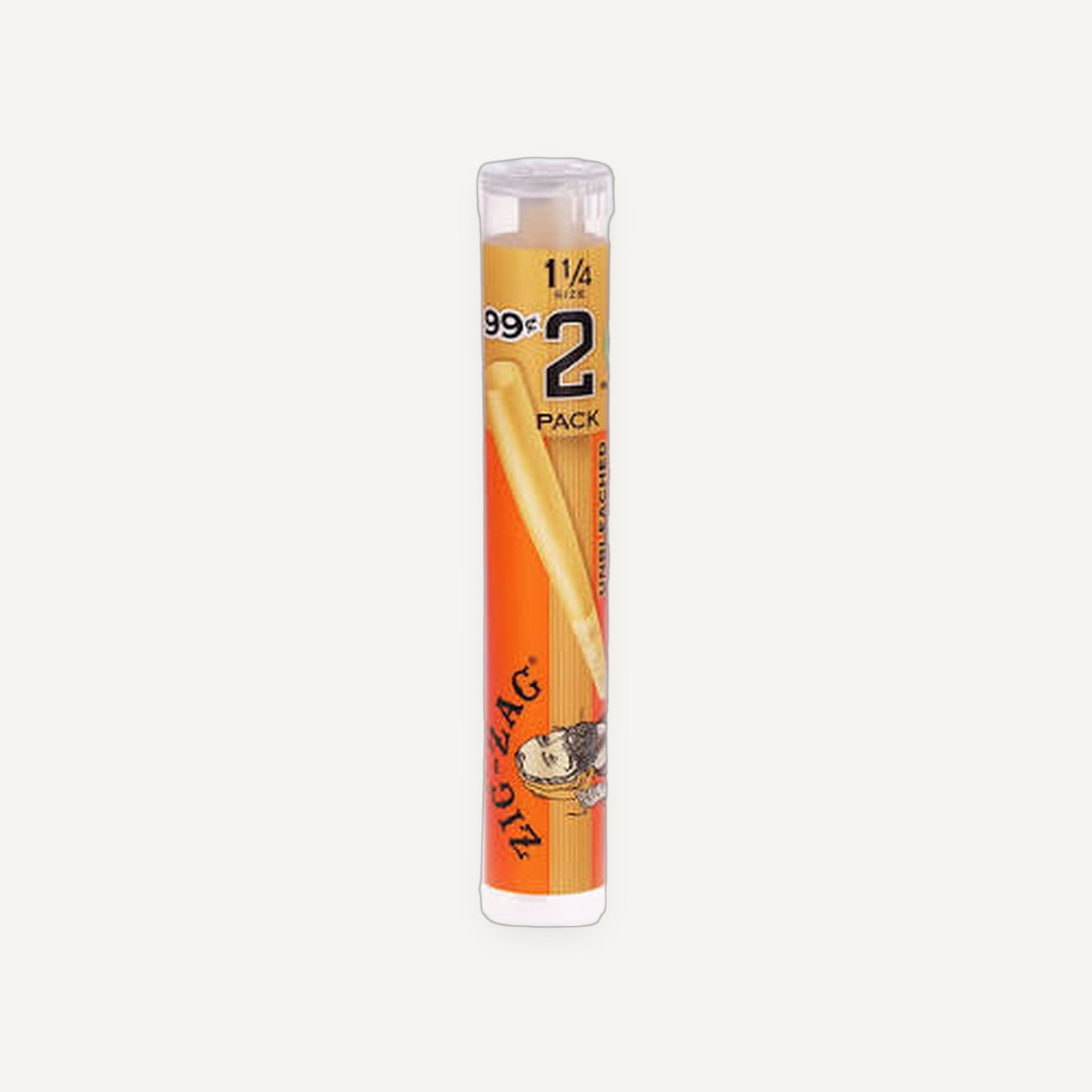 Zig Zag Cones | 1 1/4 Size | Unbleached | 2 Cones
